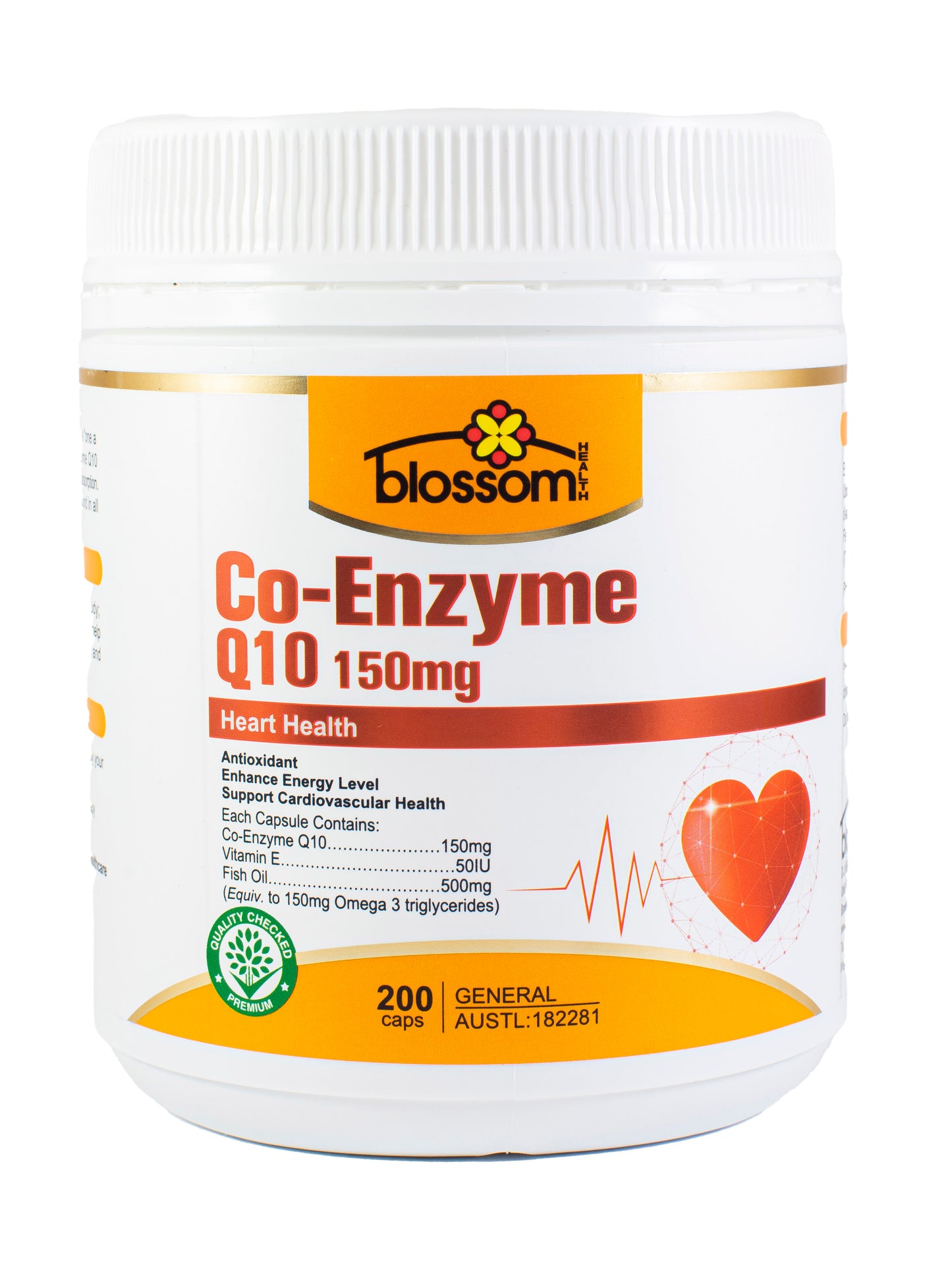 Blossom Health Co-Enzyme Q10 150mg