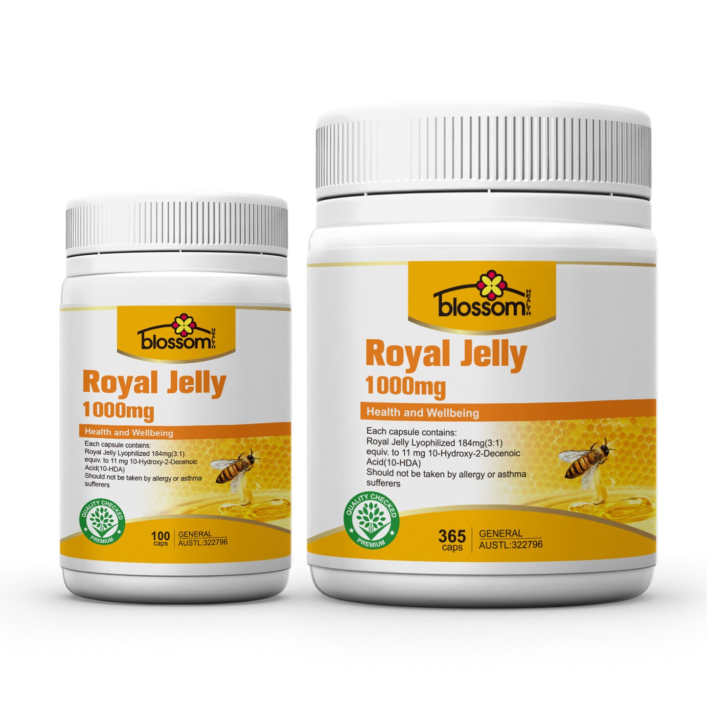 Royal Jelly 1000mg 10-HDA (expiry: 4/5/2023)