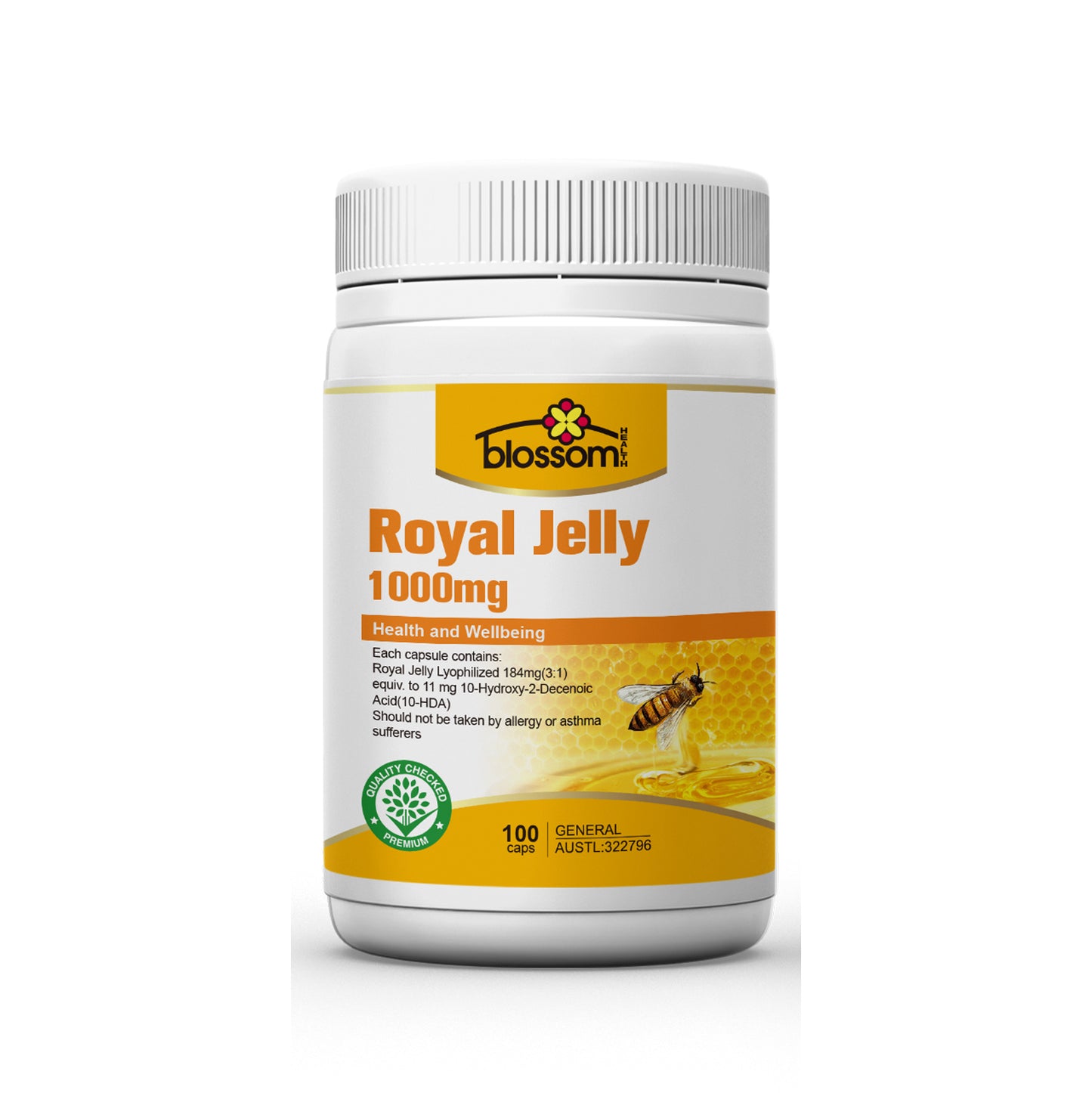 Royal Jelly 1000mg 10-HDA (expiry: 4/5/2023)
