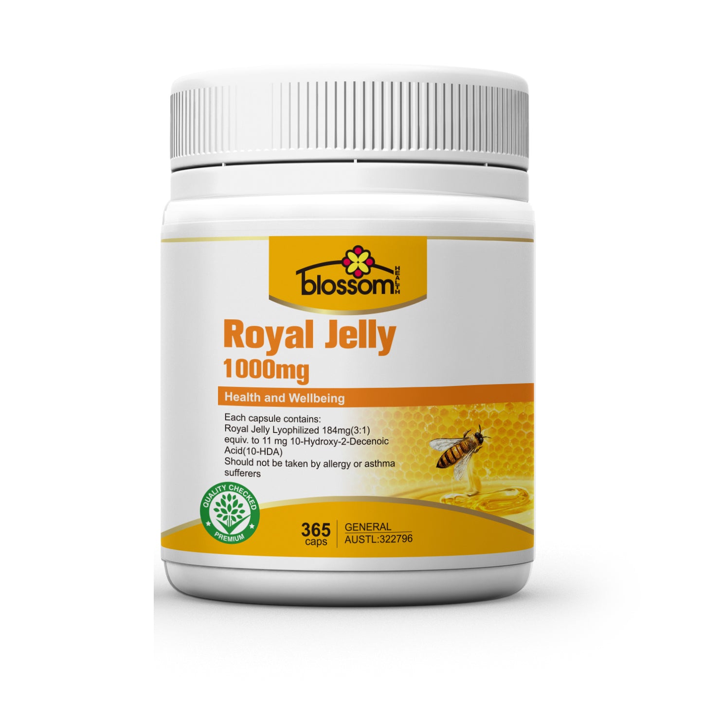 Royal Jelly 1000mg 10-HDA (expiry: 4/5/2023)